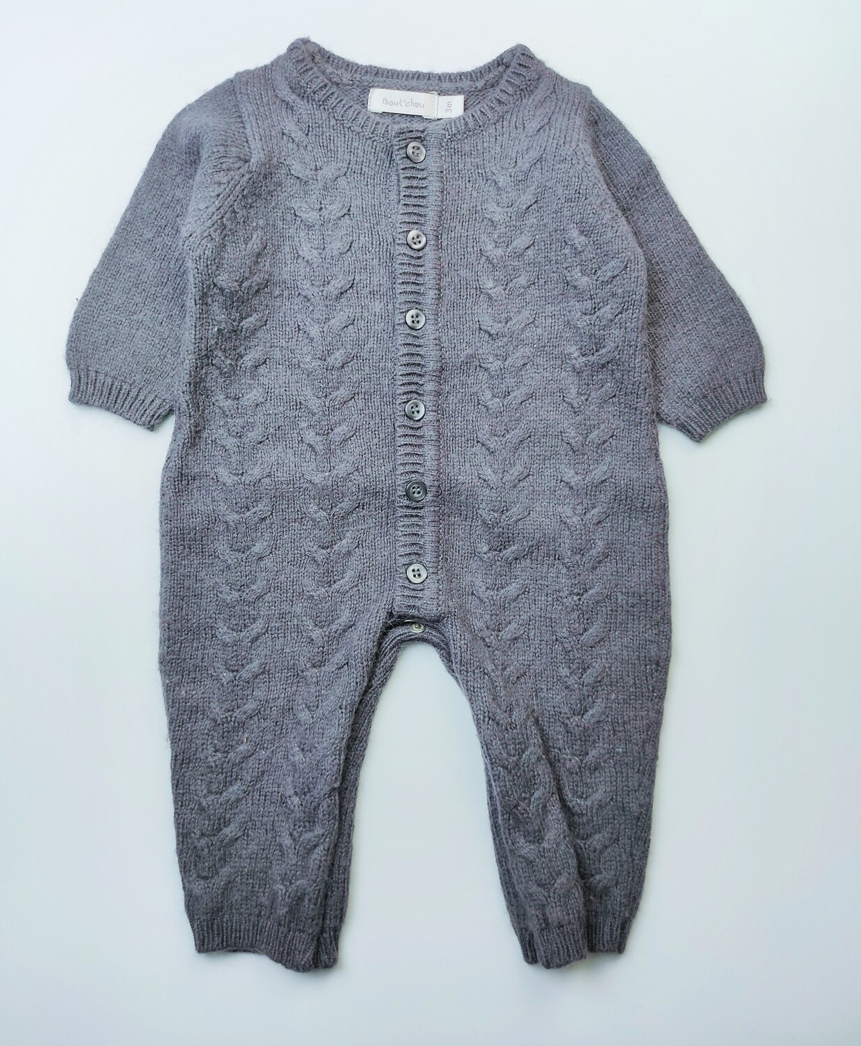Jumpsuit Boutchou Grey - Size 3 months