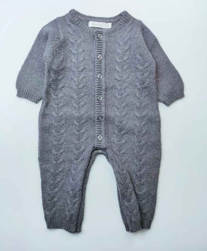 Jumpsuit Boutchou Grey - Size 3 months