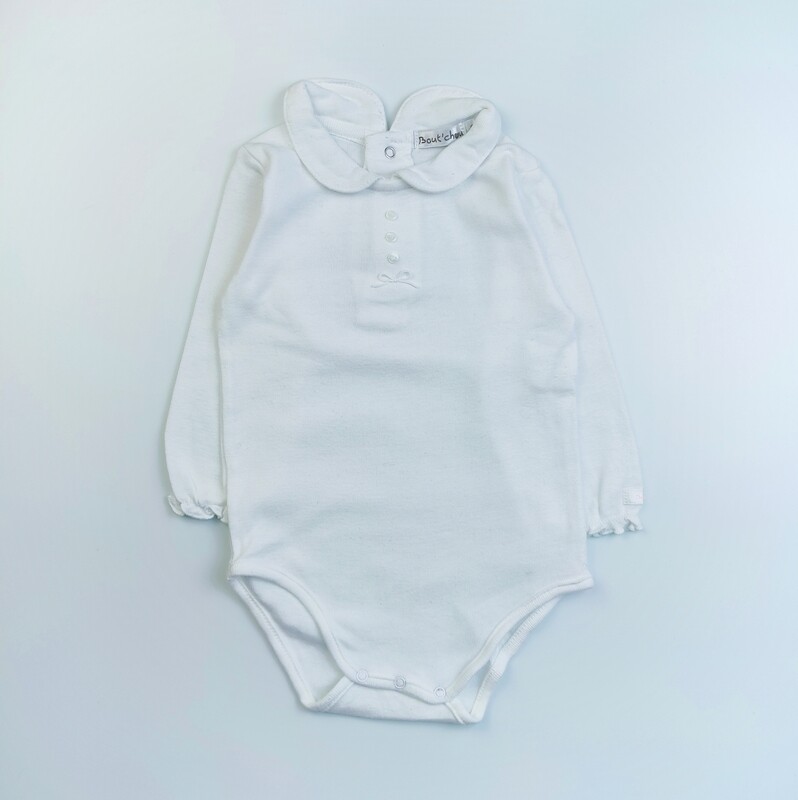 Bodysuit Boutchou White - Size 9 months