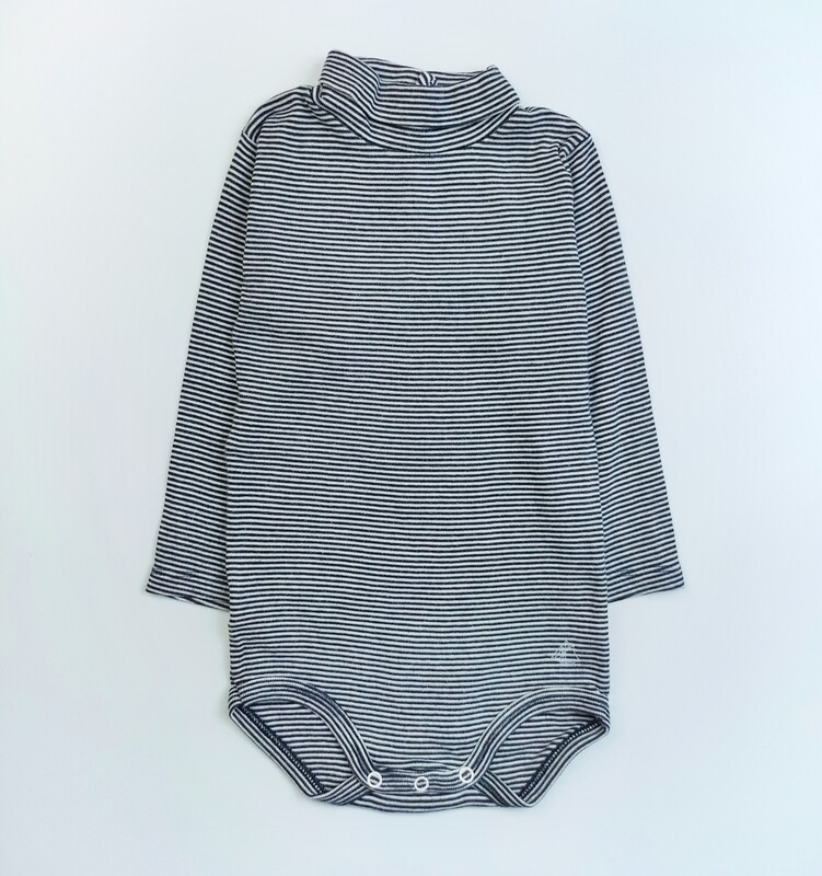 Bodysuit Petit Bateau Grey - Size 12 months