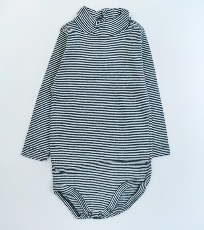 Body Petit Bateau Gris - Taille 12 mois