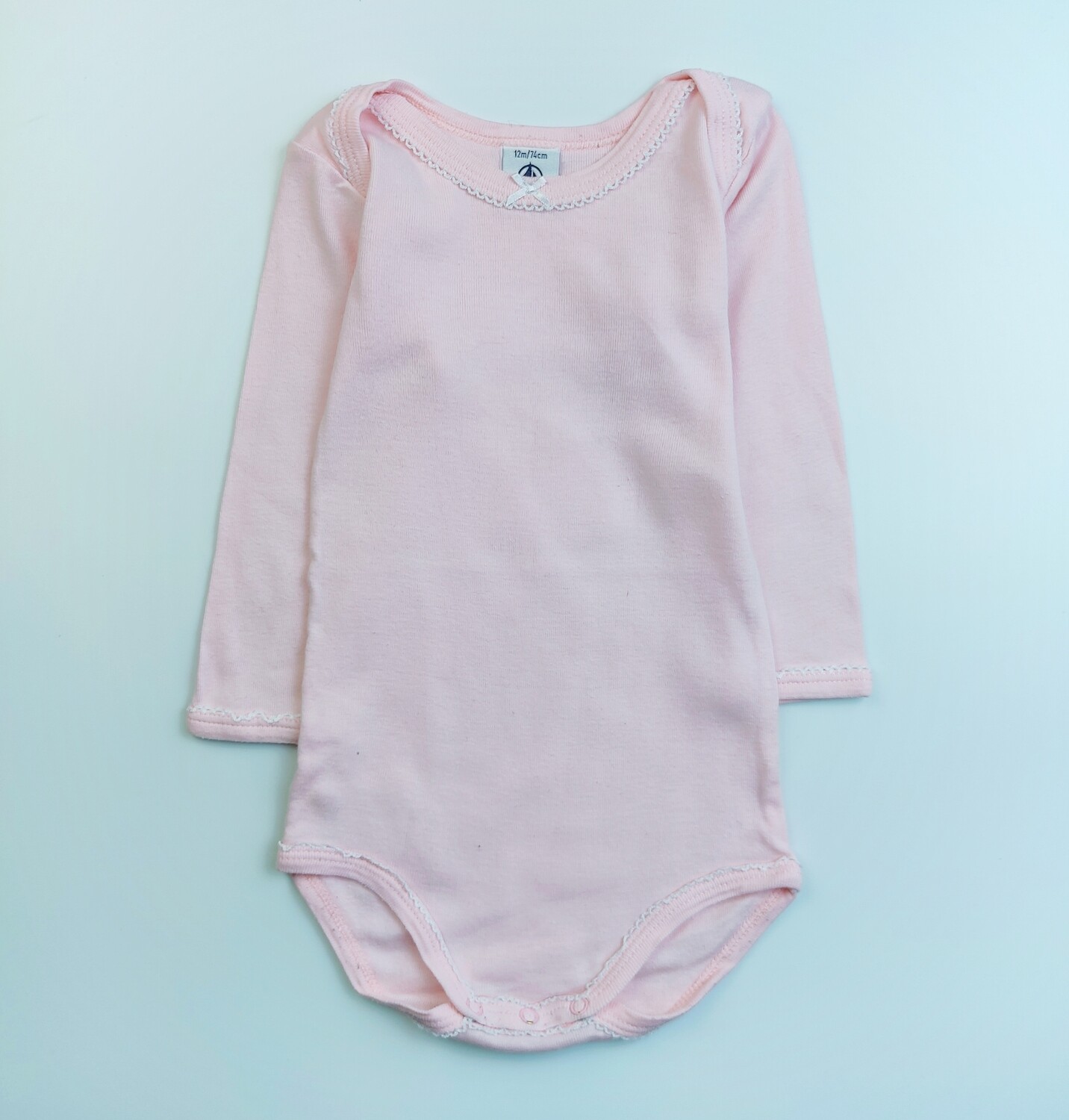 Bodysuit Petit Bateau White - Size 12 months