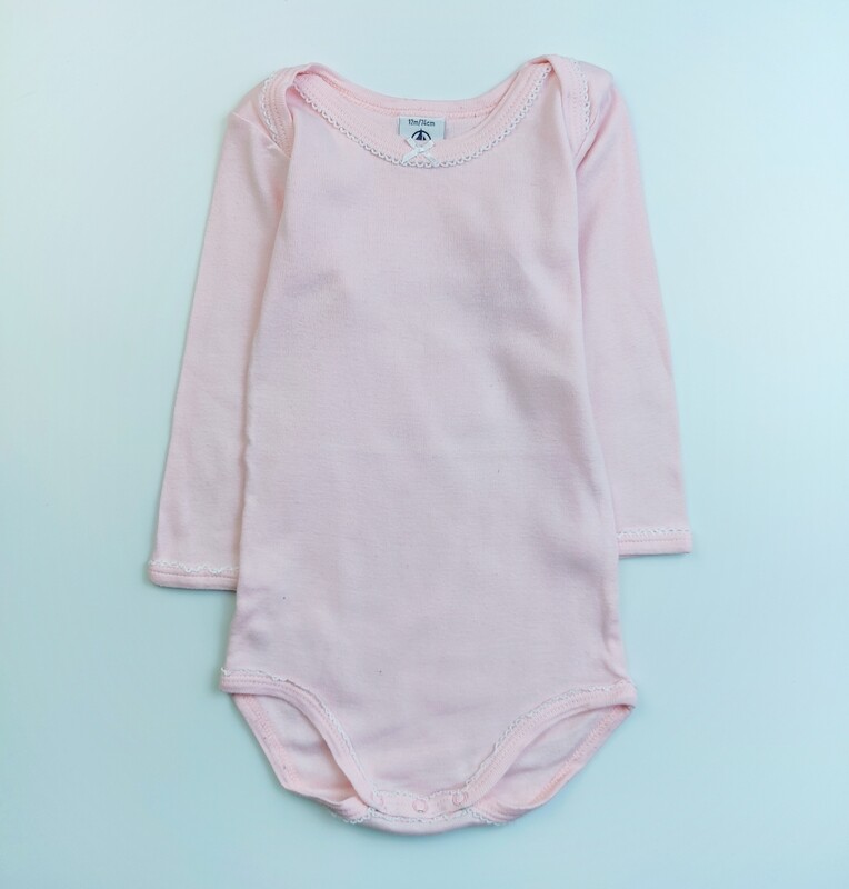 Bodysuit Petit Bateau White - Size 12 months