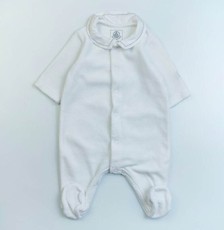 Pyjamas Petit Bateau White - Size Birth