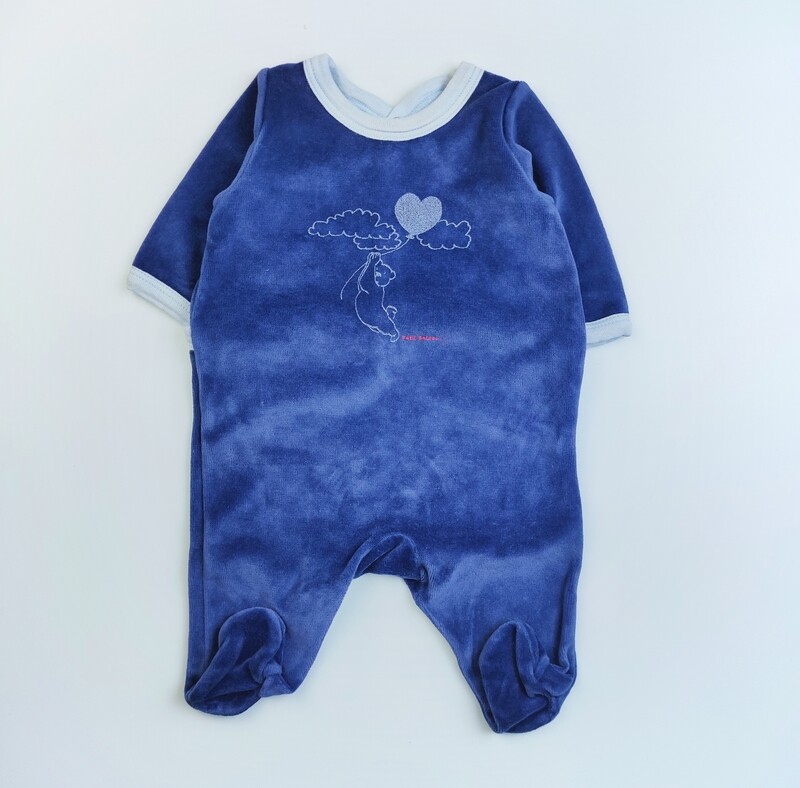 Pyjamas Petit Bateau Blue - Size Birth