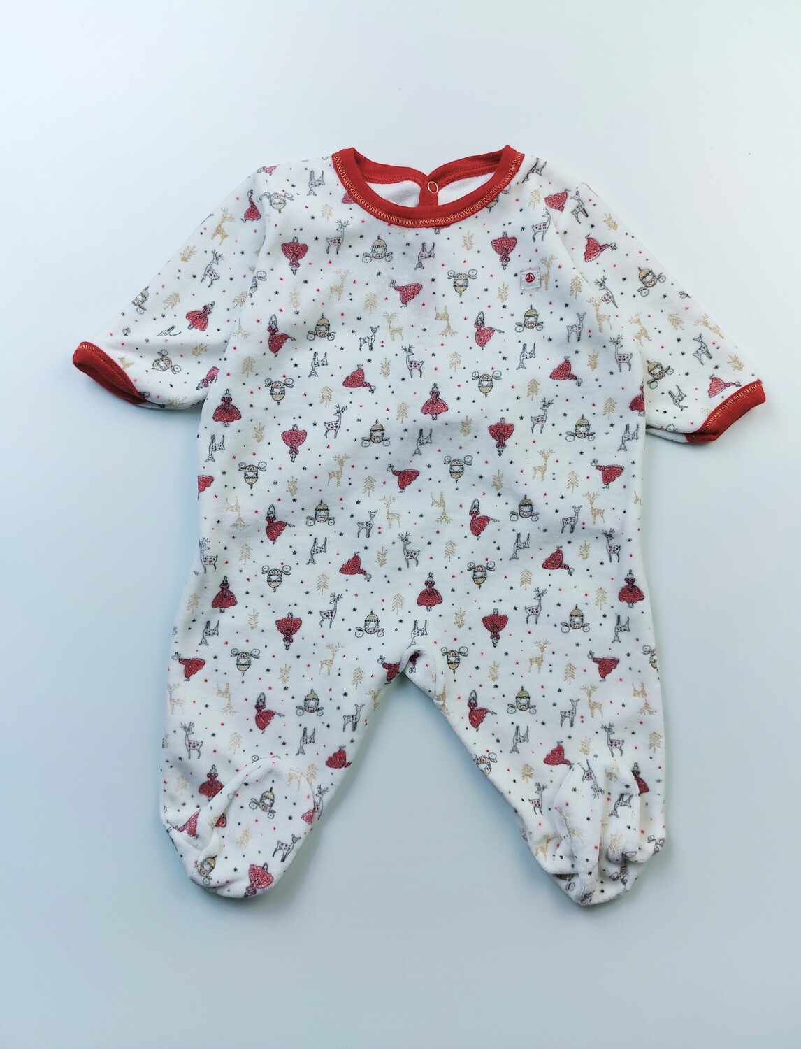 Pyjamas Petit Bateau White - Size 3 months