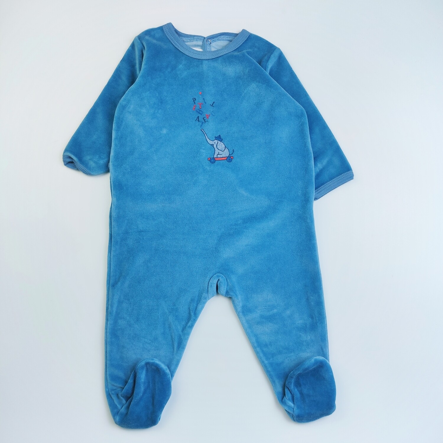 Pyjama Petit Bateau Bleu - Taille 6 mois