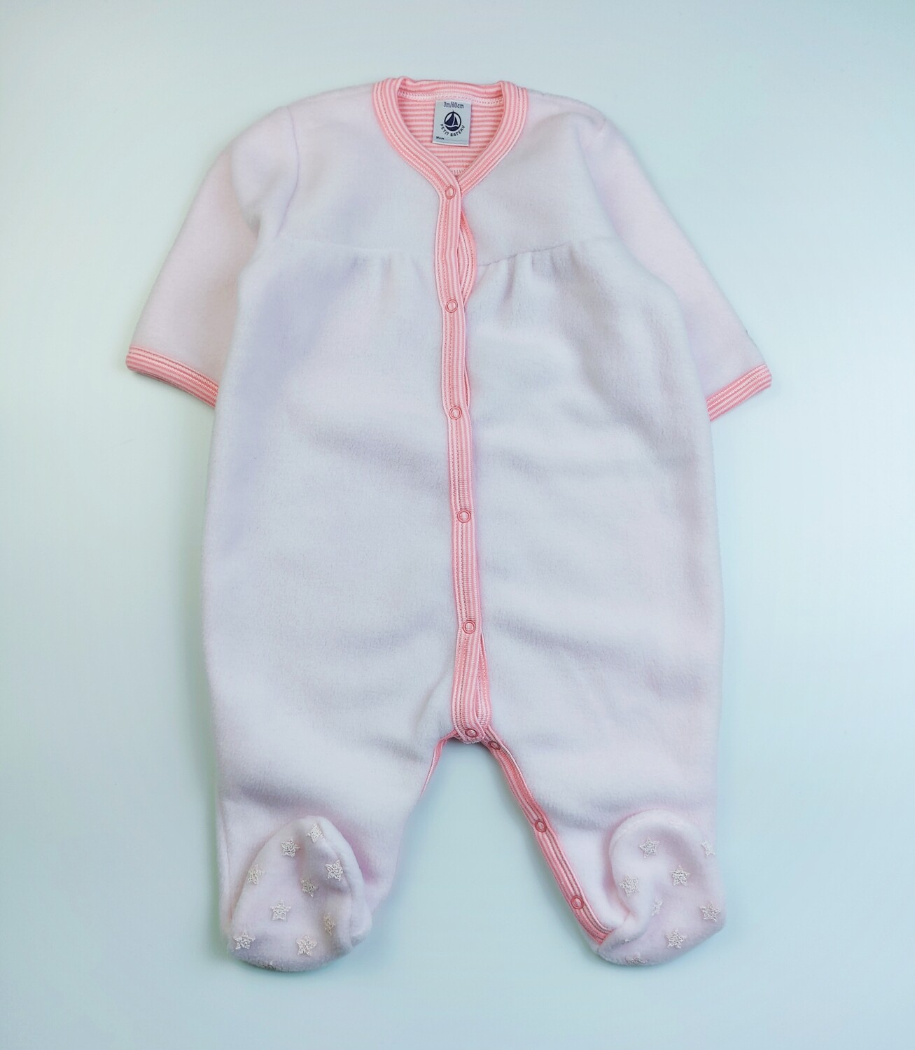 Pyjamas Petit Bateau Pink - Size 3 months