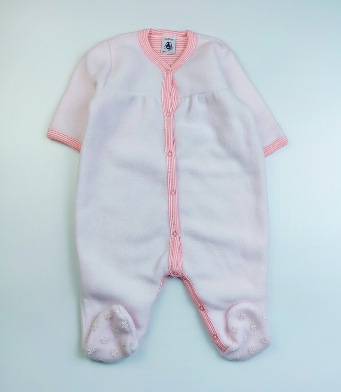 Pyjamas Petit Bateau Pink - Size 3 months
