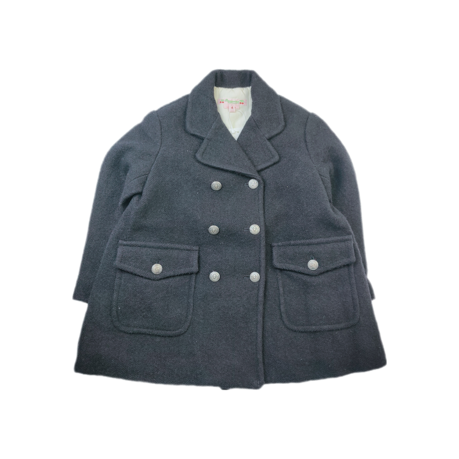 Coat Bonpoint Black - Size 4 years