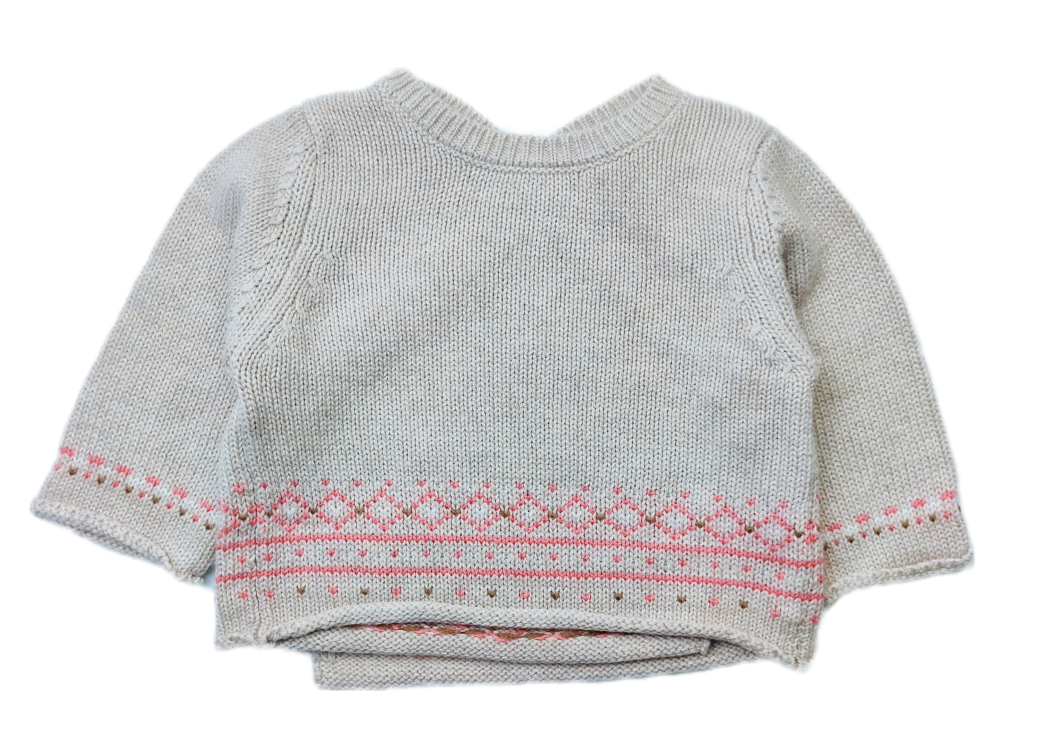 Sweater Petit Bateau Beige - Size 3 months