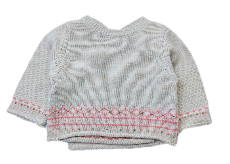 Sweater Petit Bateau Beige - Size 3 months