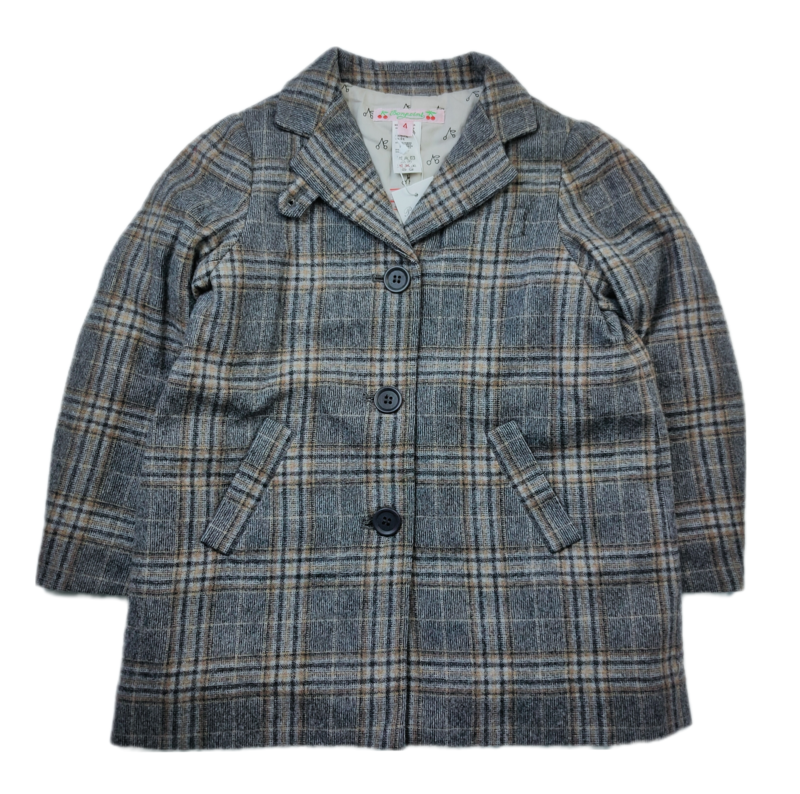 Coat Bonpoint Grey - Size 4 years