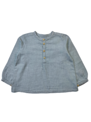 Shirt Bonpoint Grey - Size 18 months