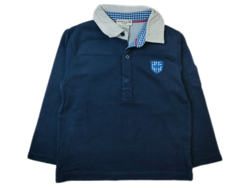 Top POLO Cyrillus Blue - Size 18 months