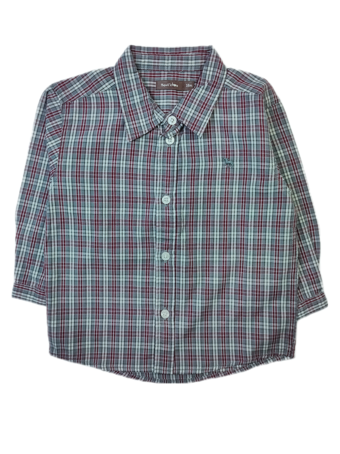 Shirt Boutchou Grey - Size 18 months