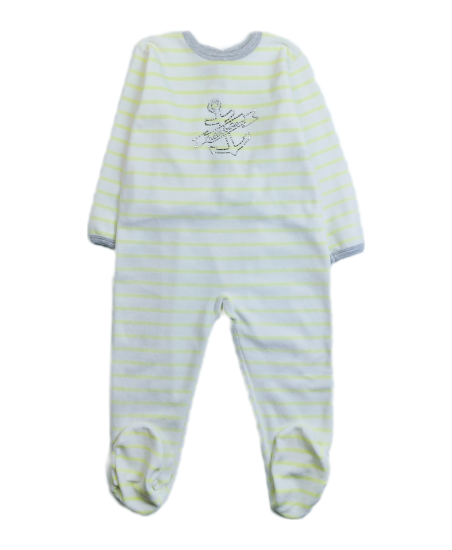 Pyjama Petit Bateau Jaune - Taille 3 ans