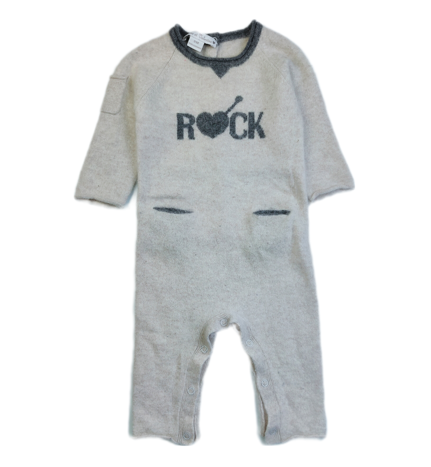Jumpsuit Oscar et Valentine Pink - Size 9 months