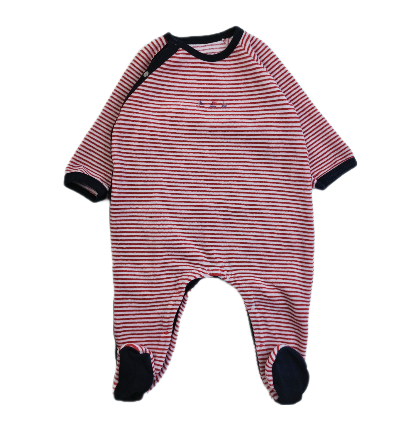 Pyjamas Petit Bateau Red - Size 6 months