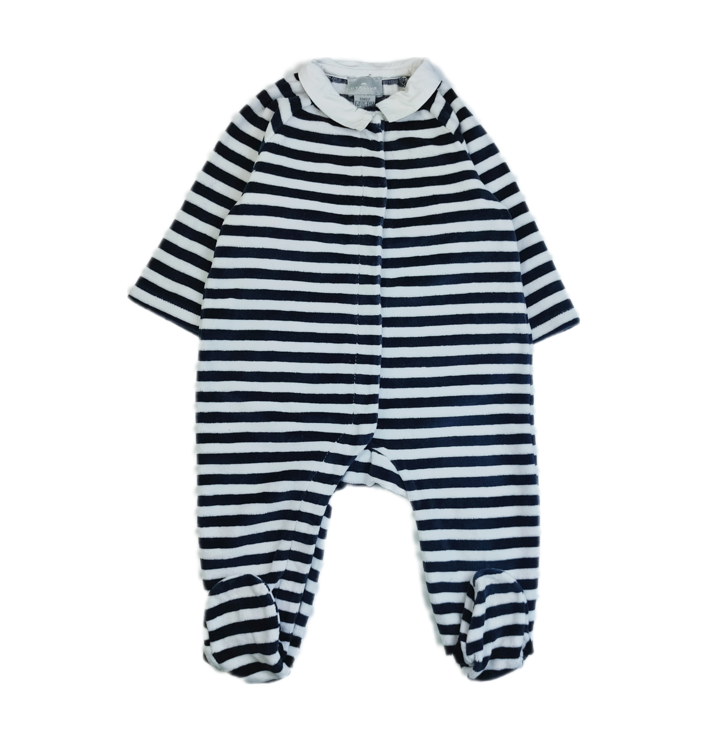 Pyjamas Cyrillus Blue - Size 6 months