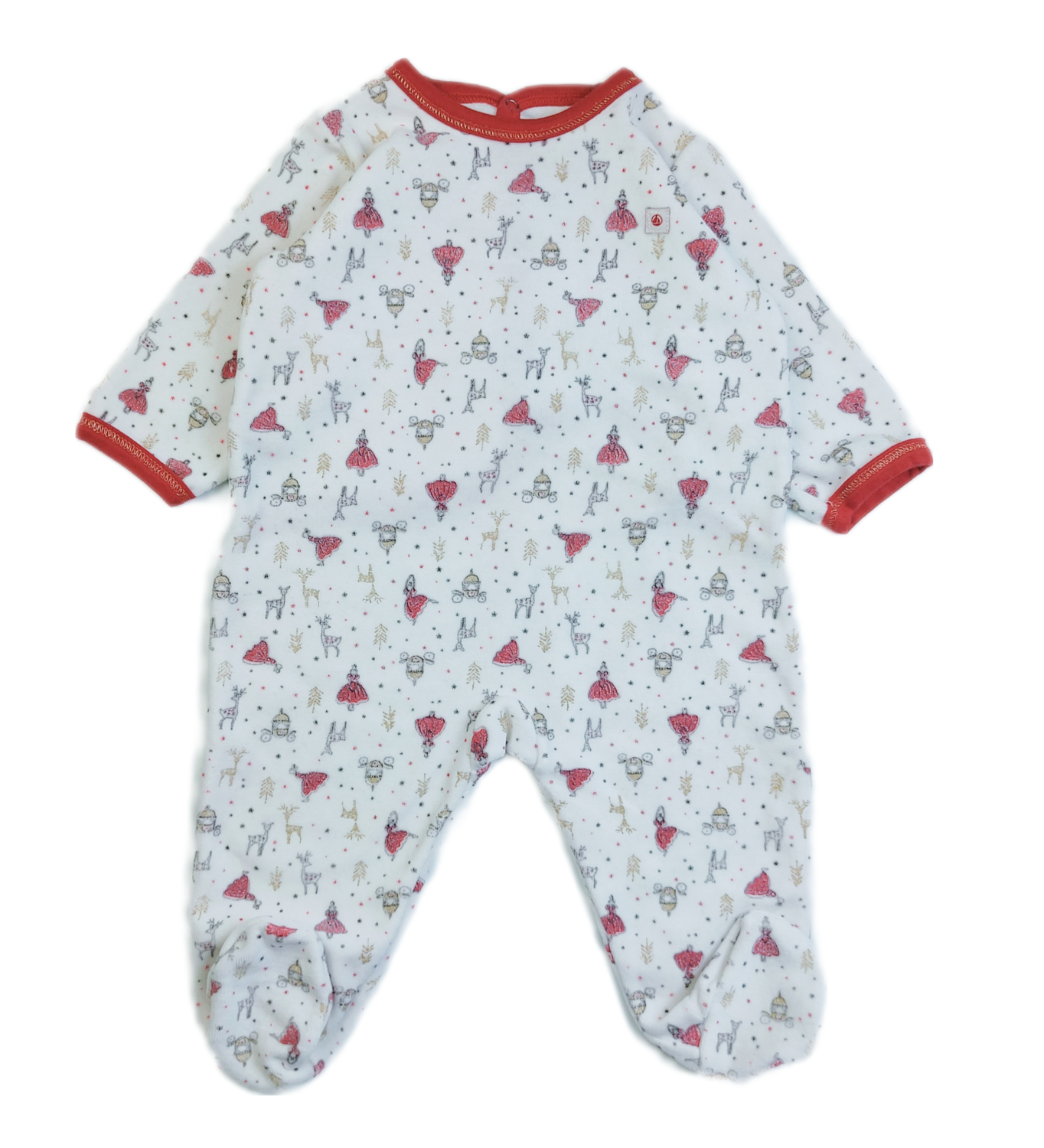 Pyjamas Petit Bateau White - Size 6 months