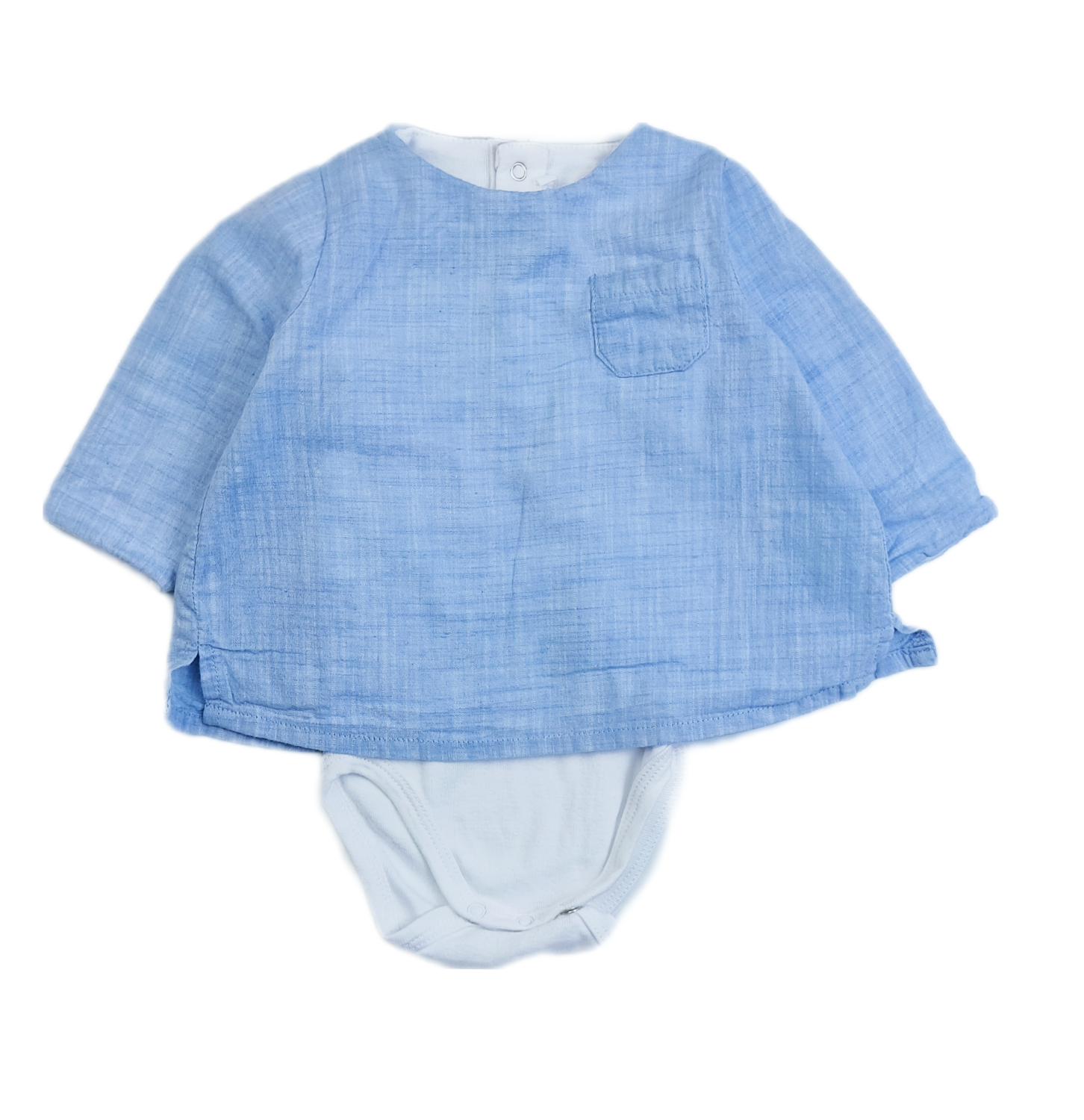 Bodysuit Boutchou Blue - Size 6 months