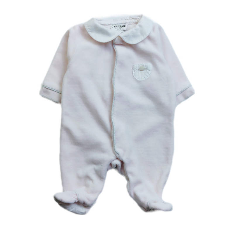 Pyjamas Cyrillus Pink - Size 1 month