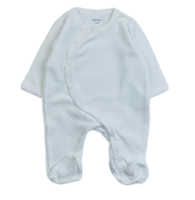 Pyjamas Boutchou White - Size 1 month