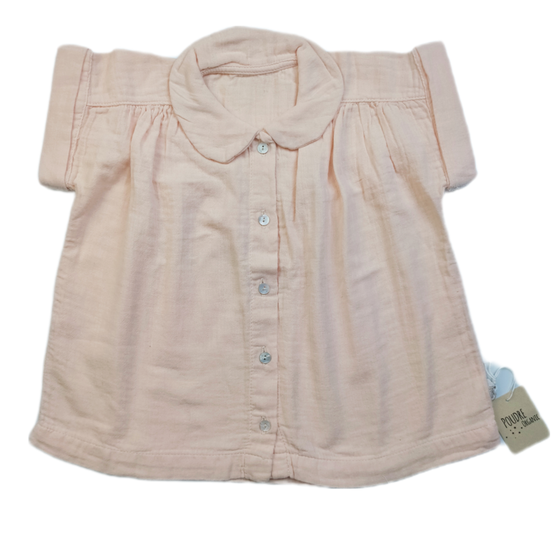Shirt Poudre organic Pink - Size 2 years