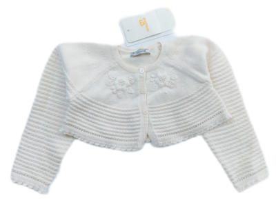 Pull GILET MAYORAL Blanc - Taille 18 mois