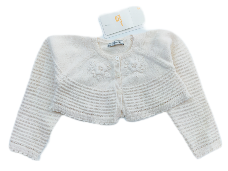 Sweater GILET MAYORAL White - Size 18 months