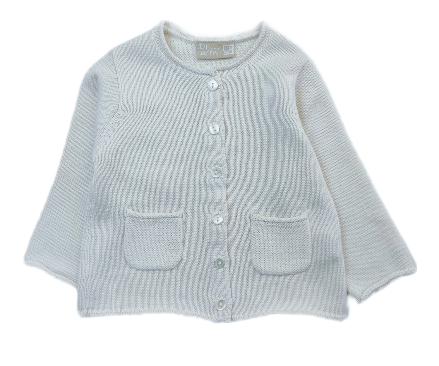 Vest DPAM White - Size 18 months