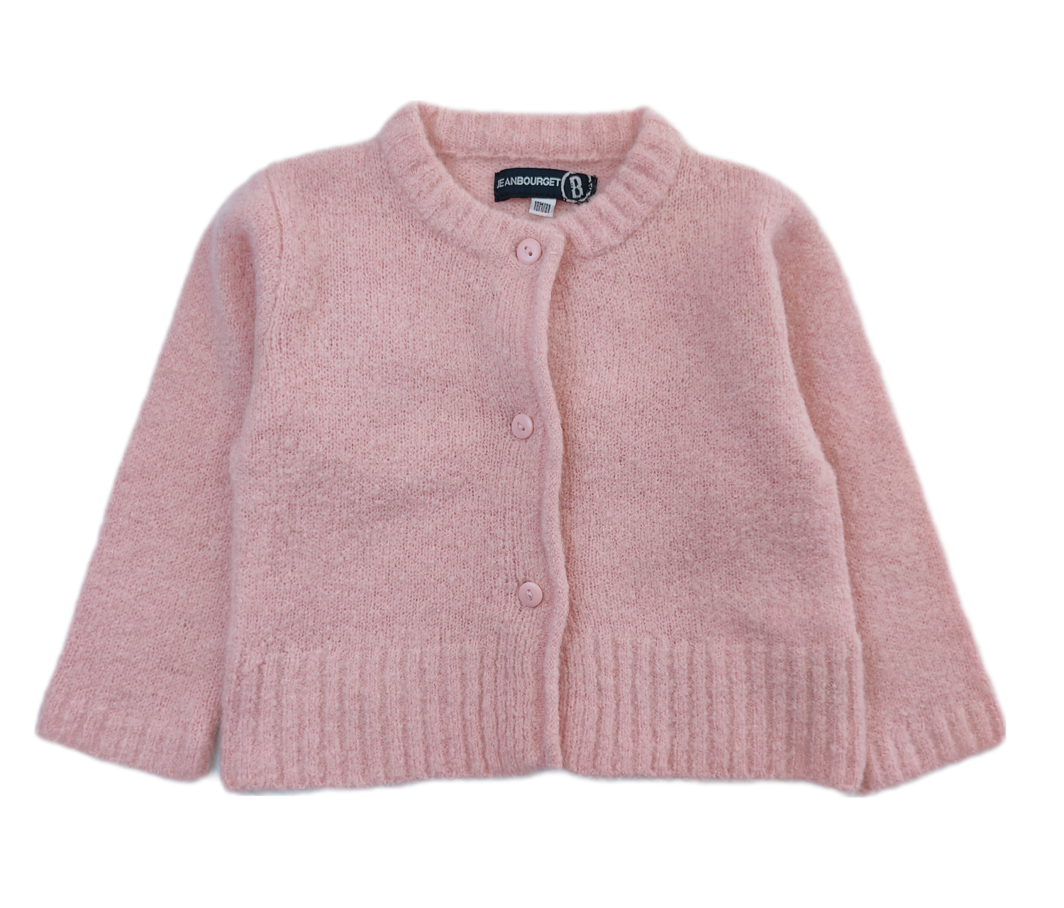 Gilet Jean Bourget Rose - Taille 18 mois