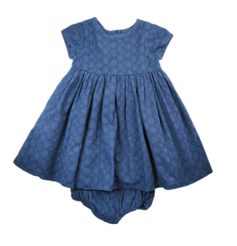 Dress Boutchou Blue - Size 18 months
