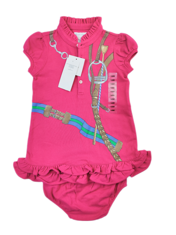 Dress Ralph Lauren Fuchia - Size 18 months
