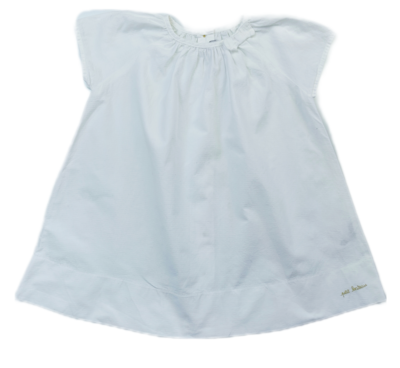 Dress Petit Bateau White - Size 18 months