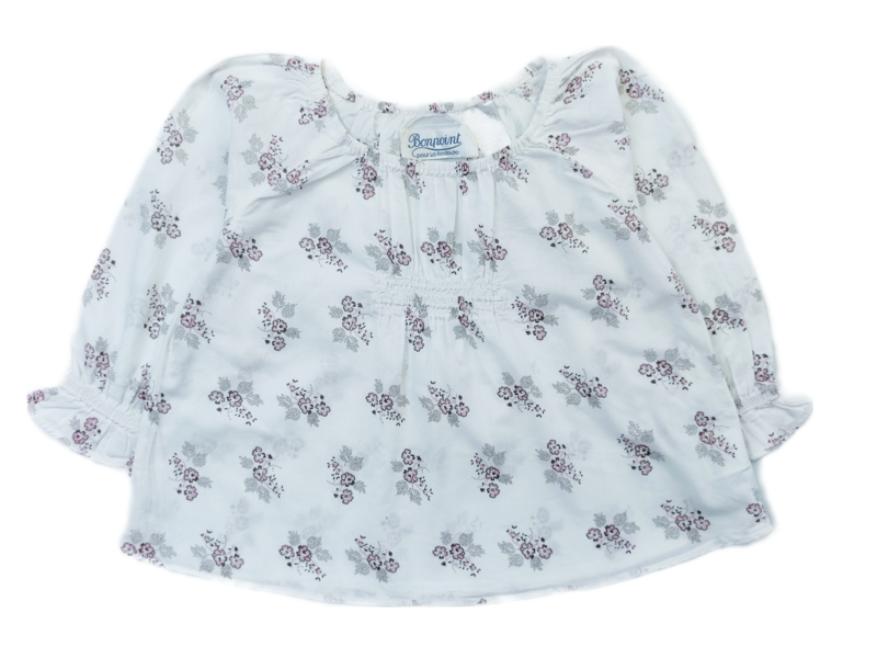 Blouse Bonpoint Blanc - Taille 18 mois