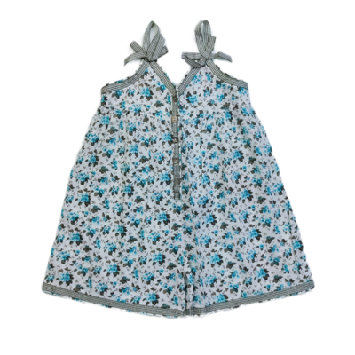 Combishort Lili Gaufrette Bleu - Taille 2 ans