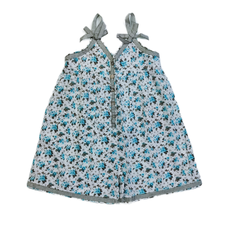 Jumpsuit Lili Gaufrette Blue - Size 2 years