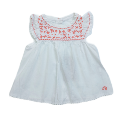 Blouse Tartine et chocolat White - Size 18 months