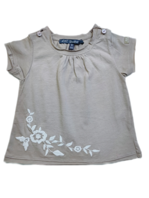 T-Shirt Lili Gaufrette Brown - Size 18 months