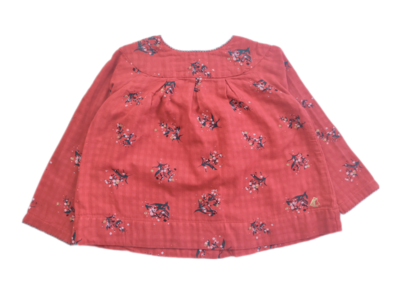 Blouse Petit Bateau Red - Size 2 years