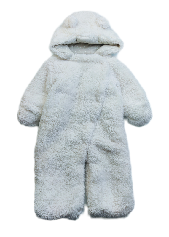Coat COMBI-PILOT Vertbaudet White - Size 9 months