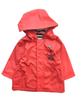 Coat IMPERMÉABLE DPAM Red - Size 12 months