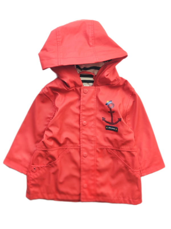 Coat IMPERMÉABLE DPAM Red - Size 12 months