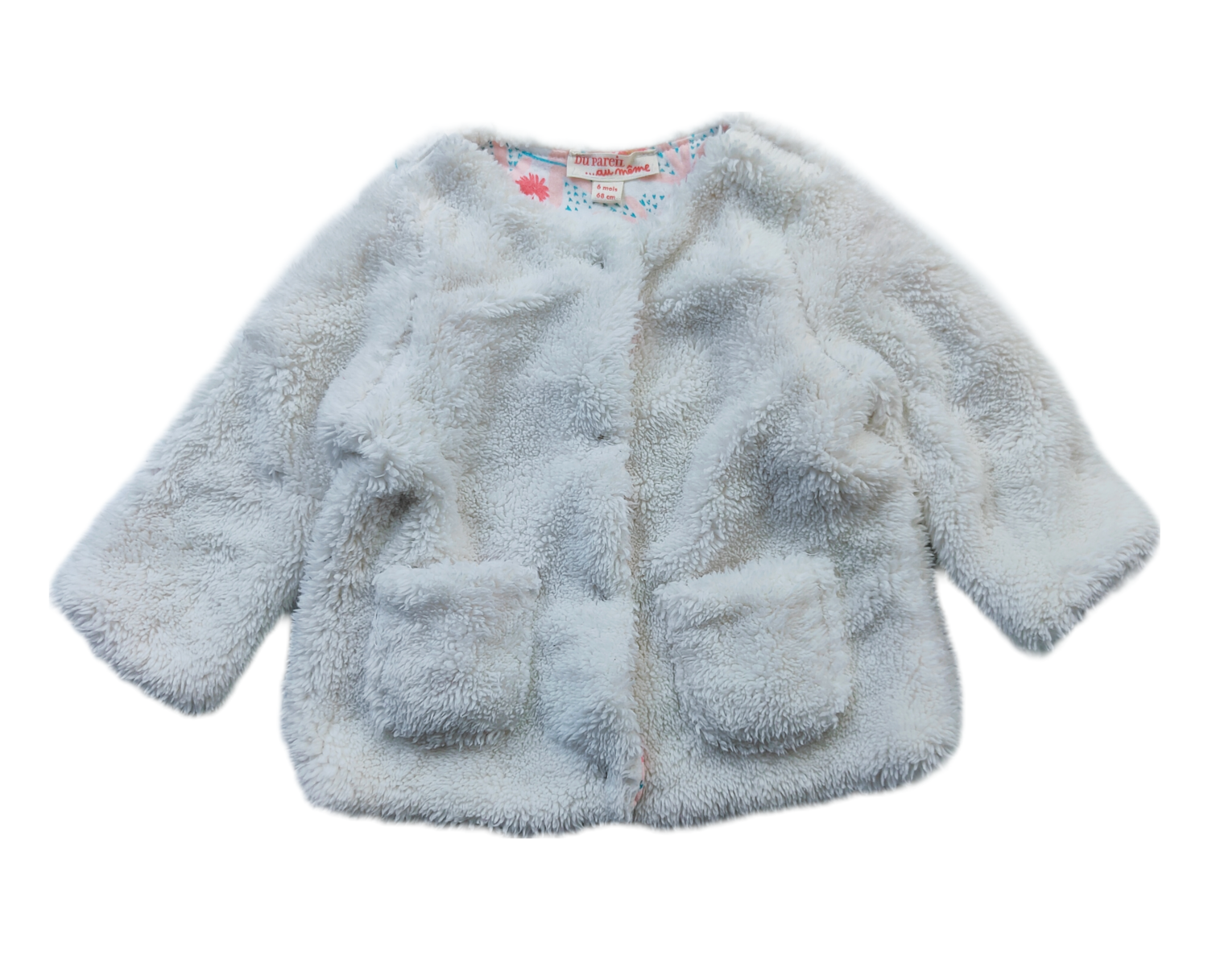 Coat DPAM White - Size 6 months