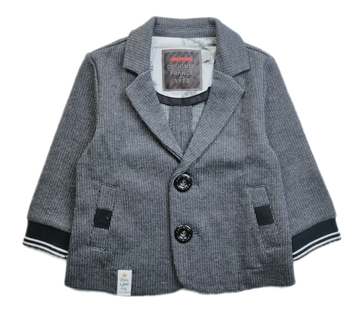 Jacket Catimini Grey - Size 12 months