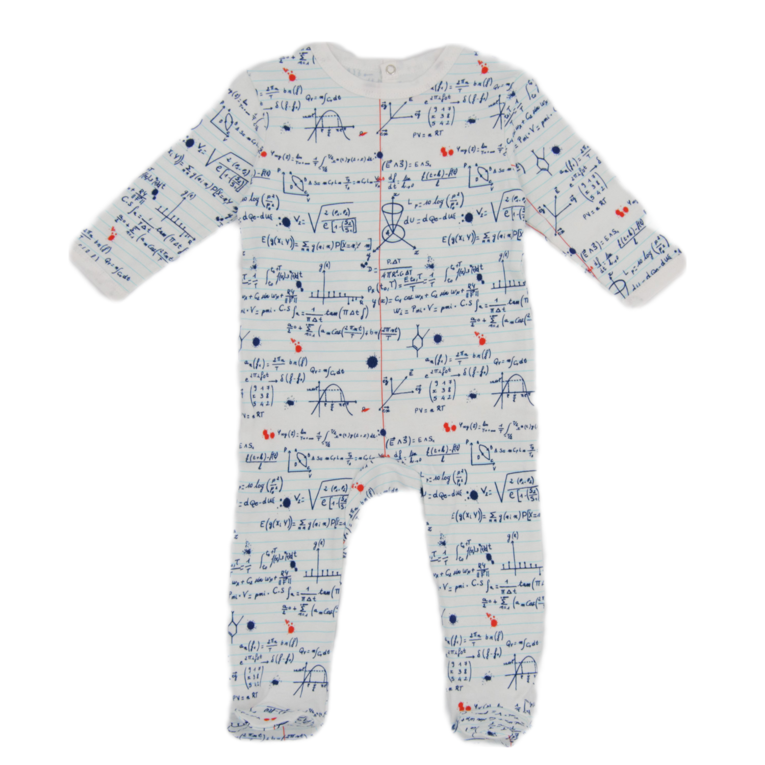 Pyjamas Change ma Couche Blue - Size 6 months
