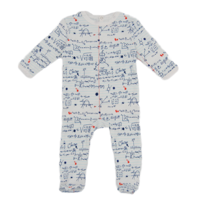 Pyjamas Change ma Couche Blue - Size 12 months