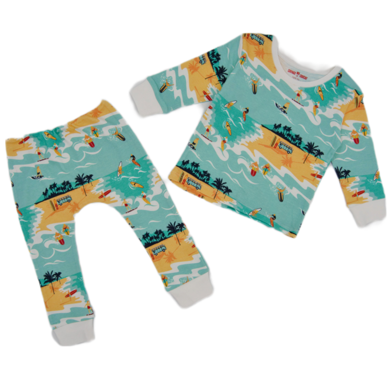 Pyjamas Change ma Couche Green - Size 4 years